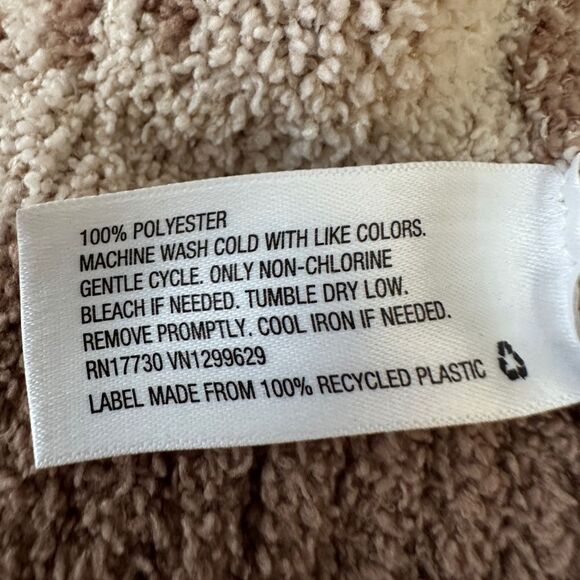 Knox Rose Sweater Brown Cream Aztec Pattern Open Front Boho Cardigan Size XL - Picture 9 of 10